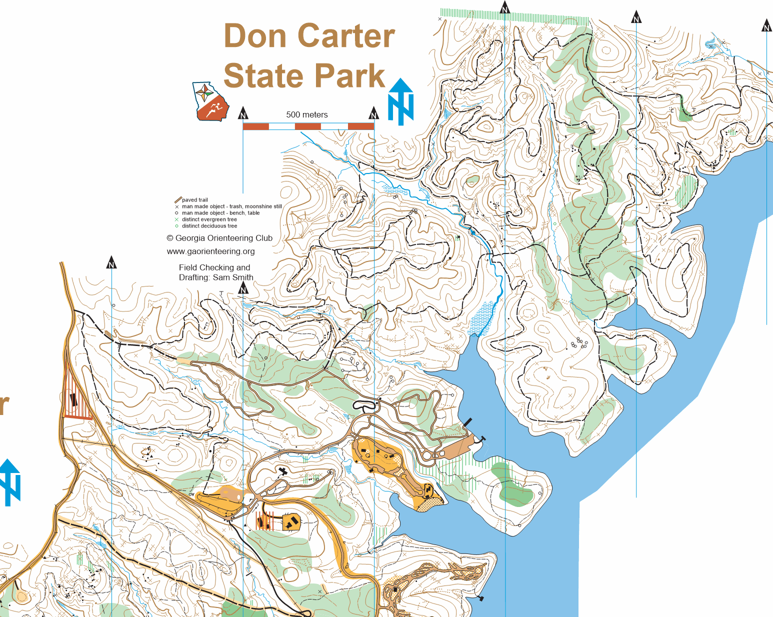 Don Carter State Park Map - San Juan County Utah Map