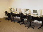 Small compuer lab has 12 terminals